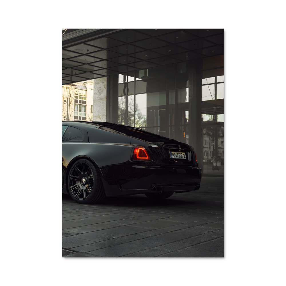 Poster Wraith noir badge élégant